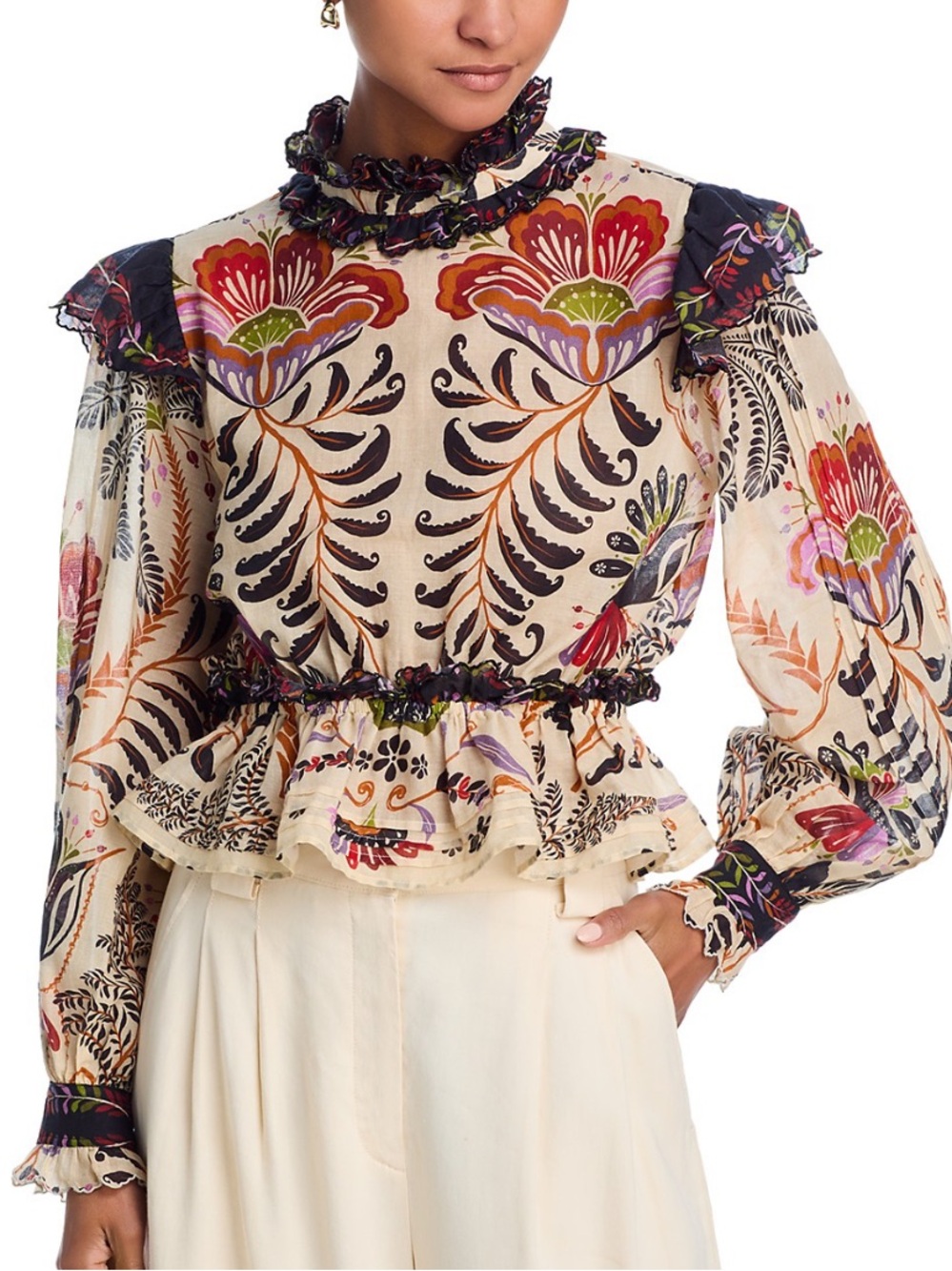 Farm Rio Nature Sand Blouse
